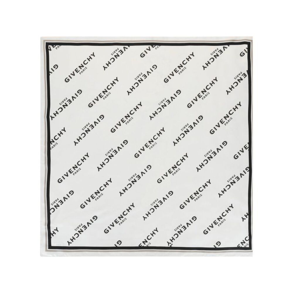 Givenchy Shadow Square Scarf In Silk Womens